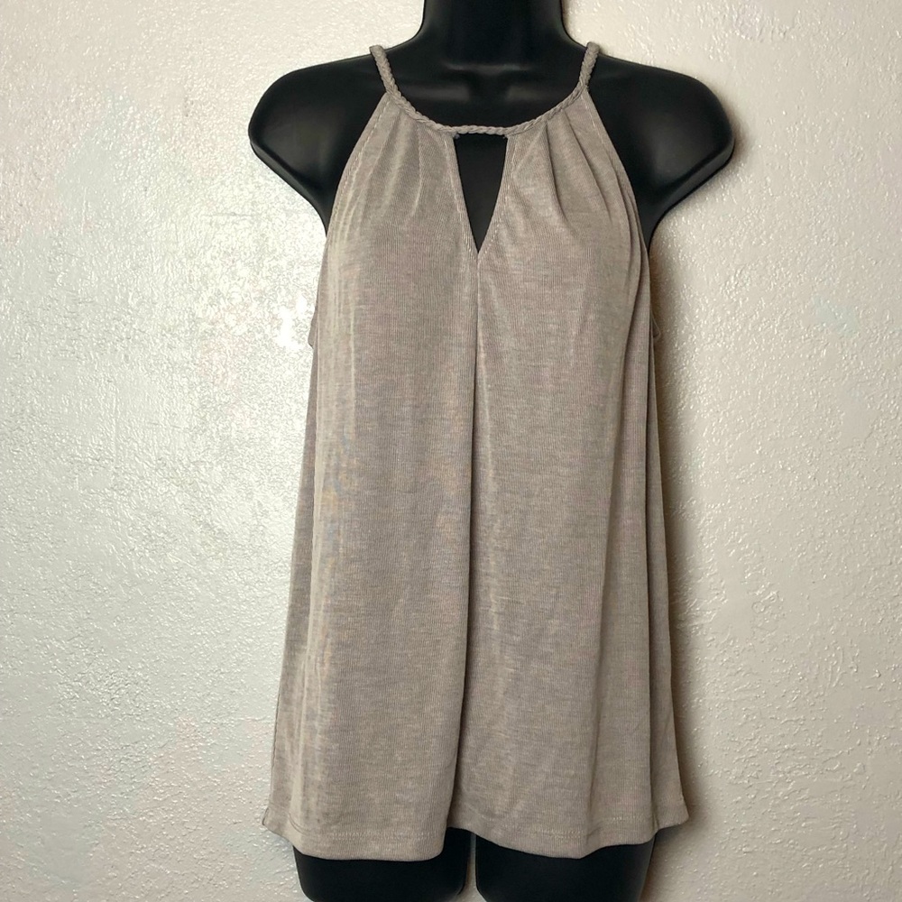 PIXLEY strapy v neck tank shirt blouse stripes XS